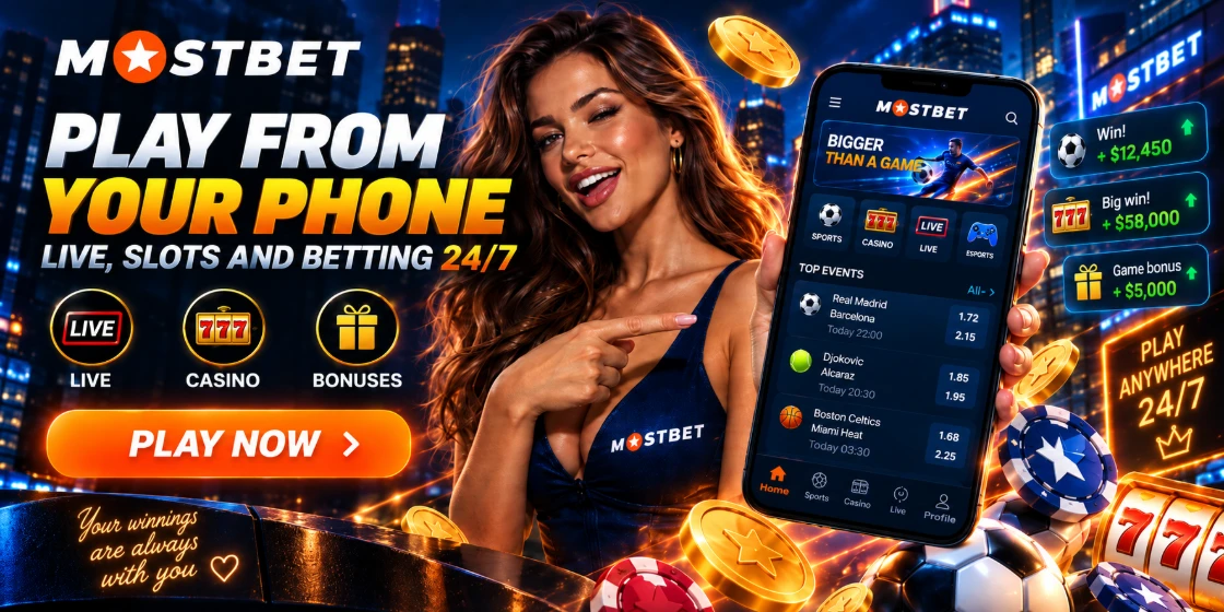 Aplikacja Mostbet Casino – Android, iPhone i gra w przeglądarce